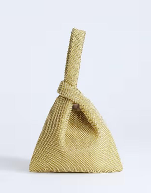 トップショップ レディース バッグ Topshop Gwyn embellished clutch purse GOLD ゴールド