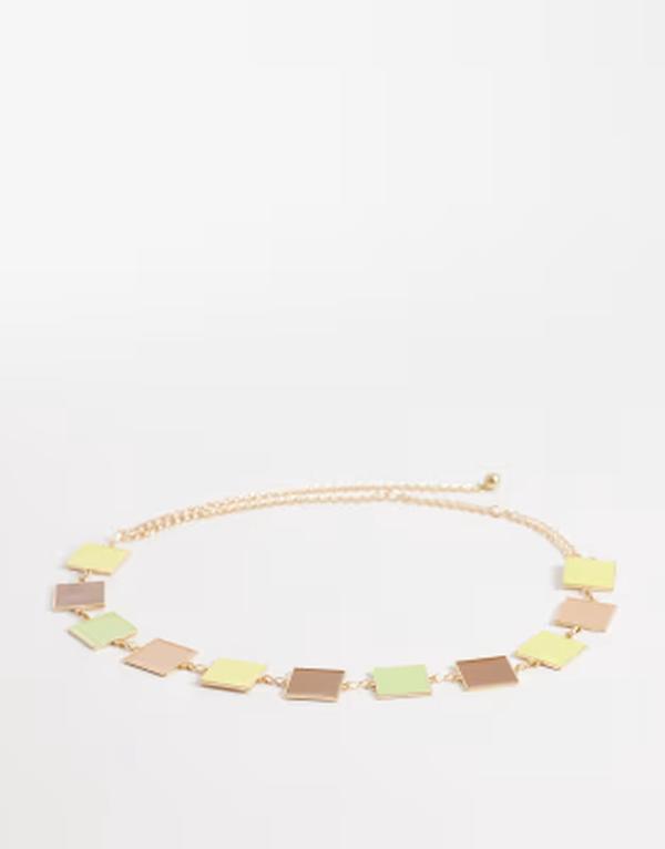 サウスビーチ レディース アクセサリー ベルト South Beach resin chain belt GOLD ゴールド