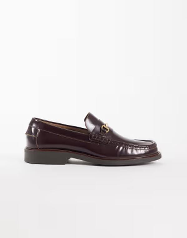 ノーク メンズ シューズ スリッポン・ローファー レザー NOAK made in Portugal penny loafers leather with gold snaffle BROWN ブラウン