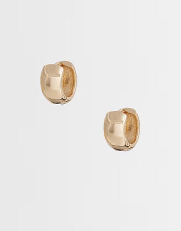 エイソス レディース アクセサリー ピアス・イヤリング ASOS DESIGN chubby hoop earrings tone GOLD ゴールド