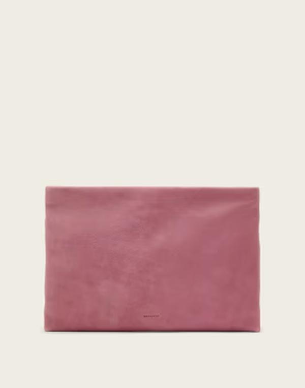 オールセインツ レディース 御徒面子 AllSaints bettina clutch bag インチ raspberry pink サクラ色