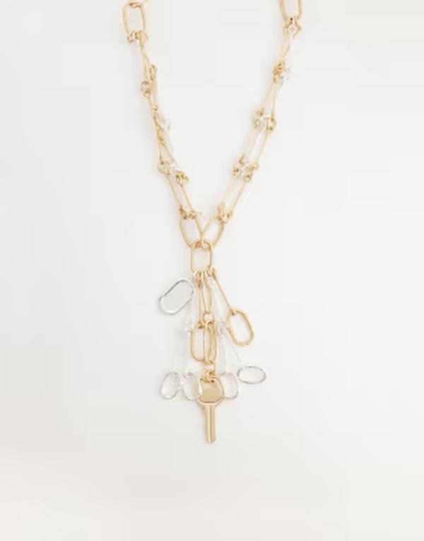 マンゴ レディース アクセサリー ネックレス・チョーカー・ペンダントトップ レース Mango key charm chainecklace tone GOLD ゴールド｜ReVida 店 15,315円
