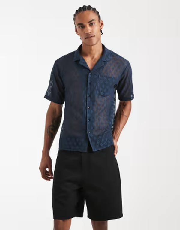 エイソス メンズ ボトムス ハーフパンツ・ショーツ ASOS DESIGN jorts in mid length Black ブラック 11,235円