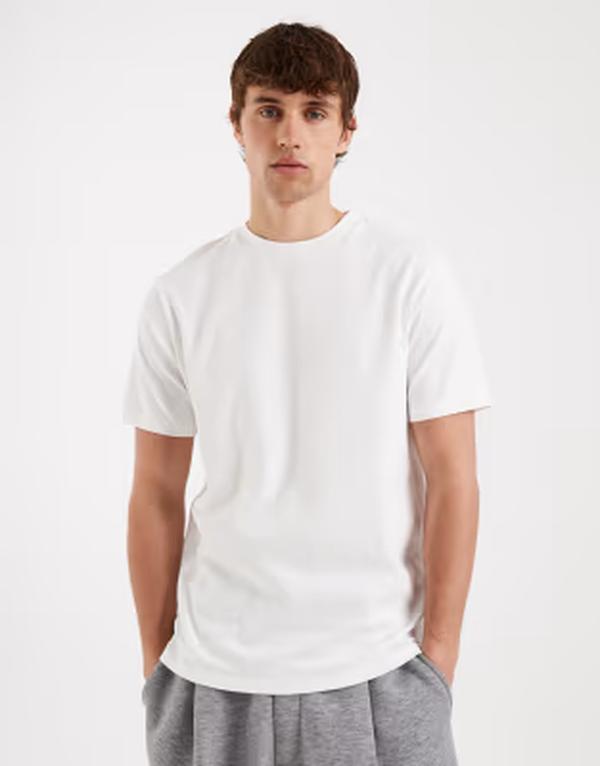 エイソス メンズ トップス Tシャツ クルーネック ASOS DESIGN heavyweight crew neck t-shirt WHITE ホワイト