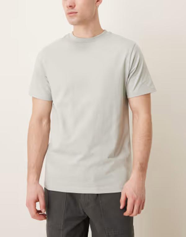 エイソス メンズ トップス Tシャツ クルーネック ASOS DESIGN Essentials 3-pack crew neck T-shirts in multi WHITE/CREAM/GRAY ホワイト