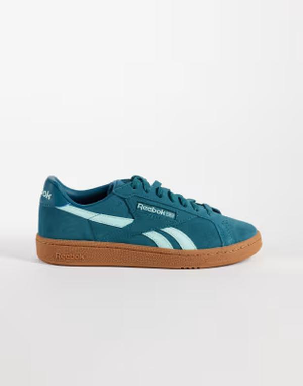 リーボック レディース シューズ スニーカー Reebok Club C Grounds UK sneakers インチ teal and LIGHT BLUE 青み