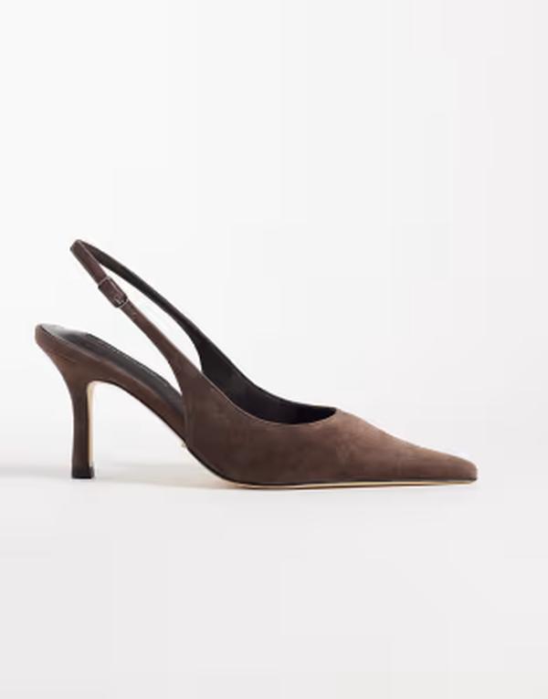 トニービアンコ レディース シューズ 踵 スエードクロス Tony Bianco Samar slingback heeled shoes インチ espresso suedeSPRESSO SUEDE
