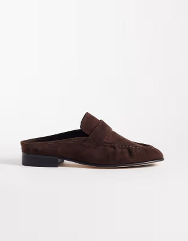 トニービアンコ レディース シューズ スリッポン・ローファー なめし革 Tony Bianco Glacier loafer mules インチ chocolate leather ESPRESSO SUEDE 黒茶