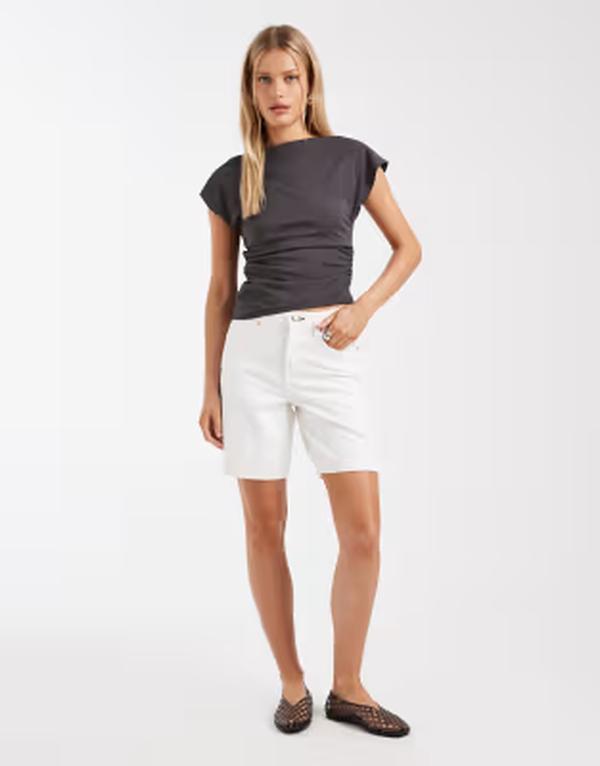 ブレーブソウル レディース トップス 限りない 非相称 ノースリーブ Brave Soul asymmetric sleeveless top インチ charcoal gray 暗灰色 ベスト・ジレ-レディースファッション