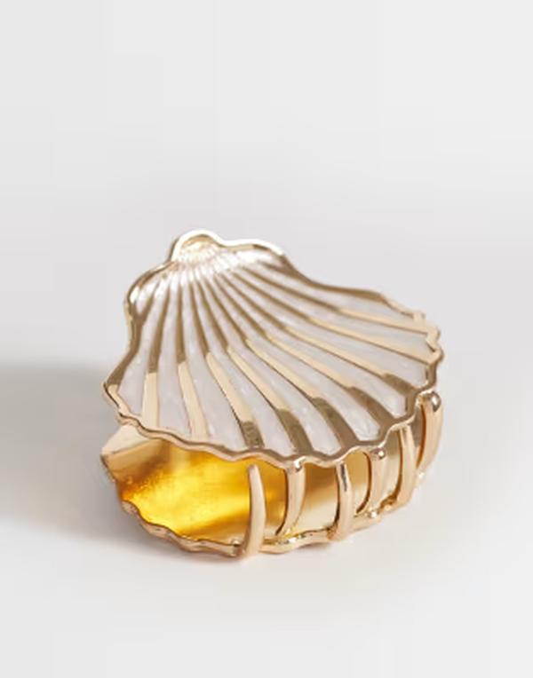 アクセサライズ レディース アクセサリー Accessorize resin shell hair claw clip tone GOLD ゴールド
