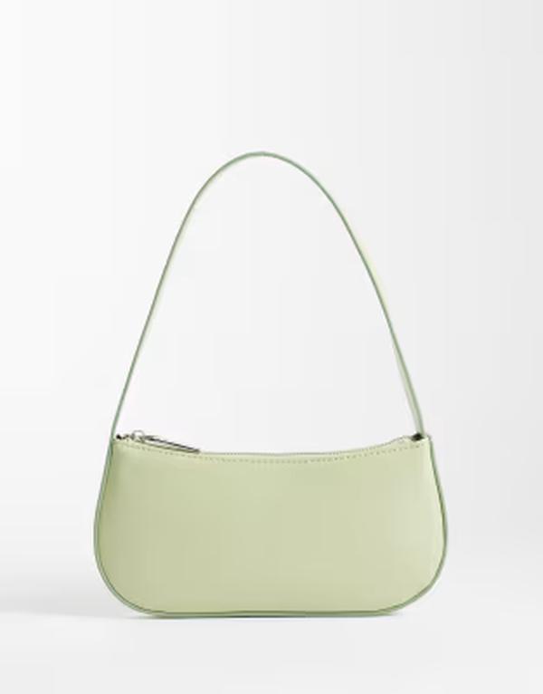 エイソス レディース バッグ ASOS DESIGN shoulder bag in pistachio green グリーン