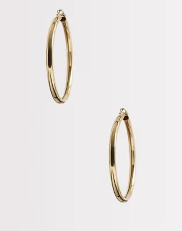 リクレイム ヴィンテージ レディース アクセサリー ピアス・イヤリング Reclaimed Vintage chubby hoop earrings tone Gold ゴールド