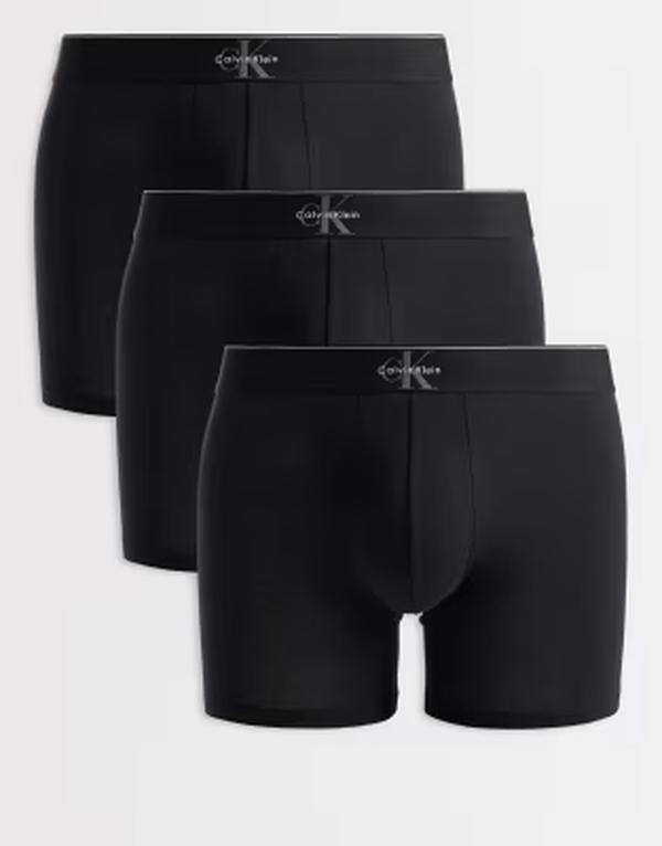 カルバンクライン メンズ アンダーウェア ボクサーパンツ コットン Calvin Klein Monogram Cotton 3 pack boxer briefs Black ブラック|ReVida 店