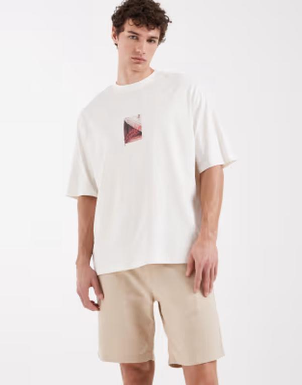 セレクティッド メンズ ボトムス 二分の一ズボン下・さる股引き 遊撃手ズボン下 リネン Selected linen blend shorts Incense ベージュ メンズファッション-ズボン・パンツ