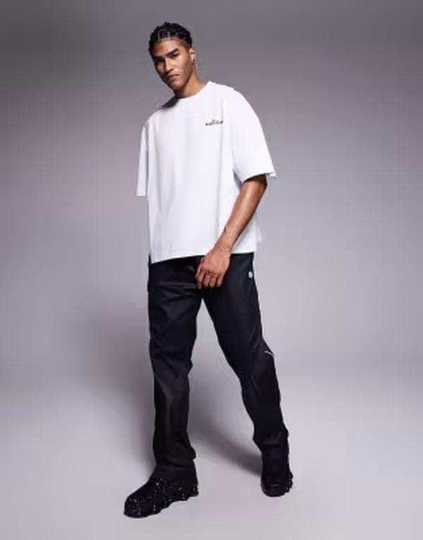 シックスジュン メンズ トップス プルオーバー 刷り上げる Sixth June views from T-shirt with back print Off-white 象牙色