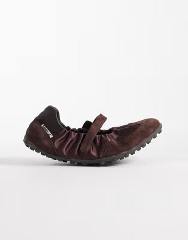 ブロンクス レディース シューズ パンプス Bronx Gravit-yy ballet flats brown 赤銅色