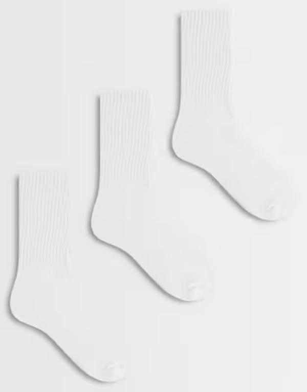 ヴェロモーダ レディース アンダーお召しもの ソックス Vero Modathletic socks 3 pack Snowhite 白いこと