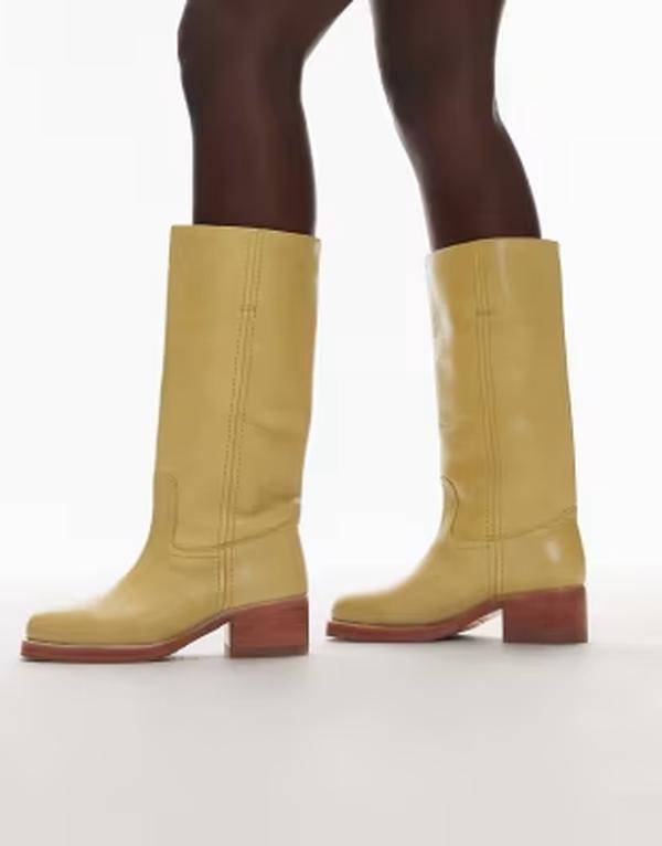 ブロンクス レディース シューズ ブーツ・レインブーツ Bronx Ky-ley riding knee boots in mustard マスタード