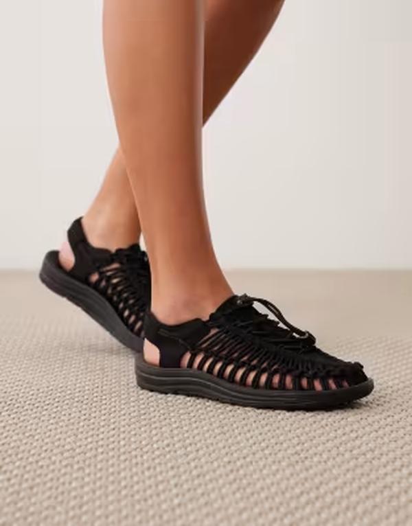 キーン レディース シューズ サンダル Keen Uneek sandals Black ブラック