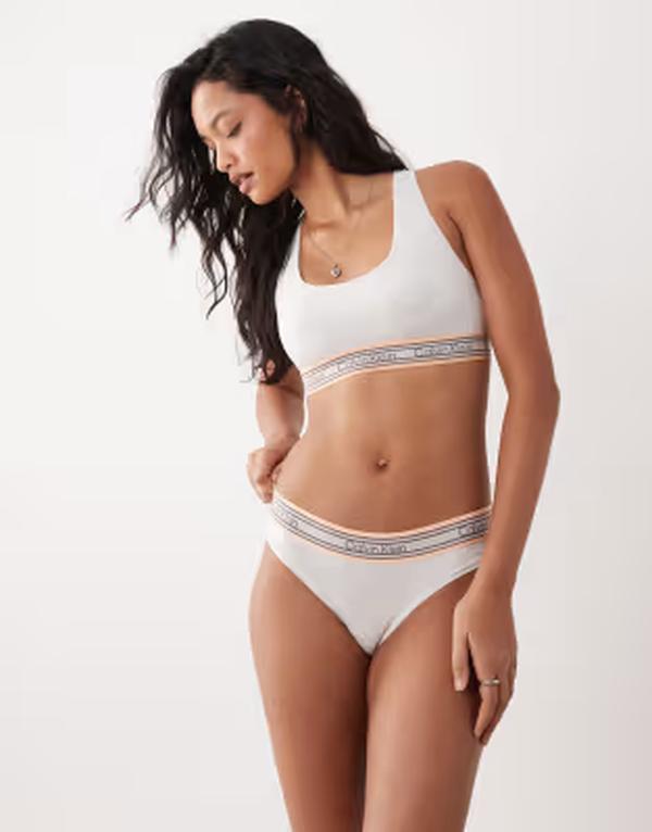 カルバンクライン レディース アンダーウェア ブリーフパンツ コットン Calvin Klein Icon Cotton Modal bikini briefsnow heather ヘザー
