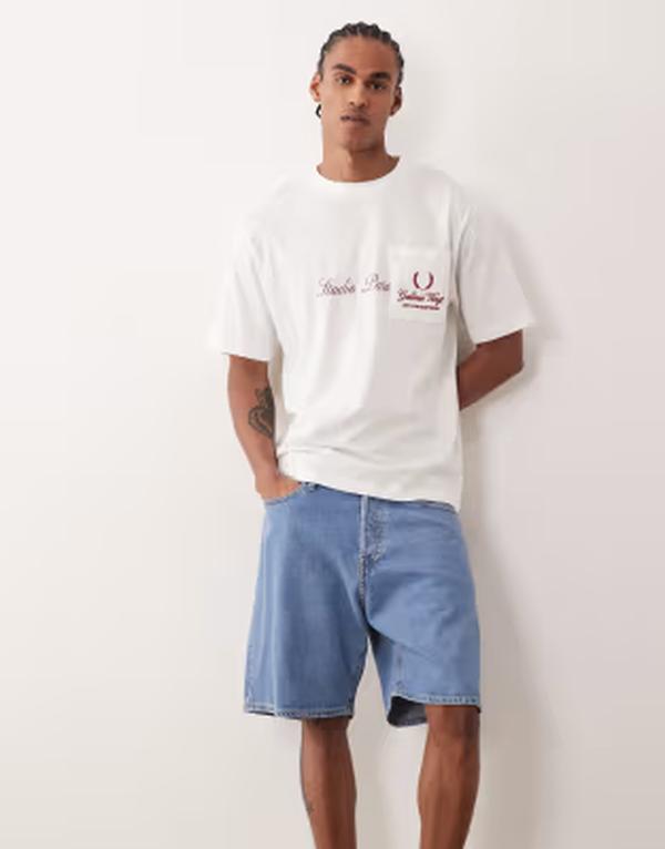 ジャック アンド ジョーンズ メンズ ボトムス ハーフパンツ・ショーツ ショートパンツ デニム Jack & Jones Tony loose denim shorts Light Blue Denim デニム