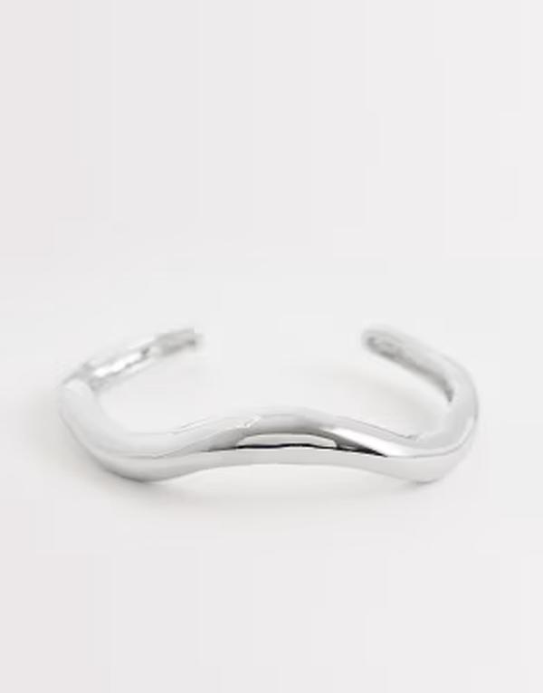デザインビーロンドン レディース アクセサリー ブレスレット・バングル・アンクレット DesignB London molten bangle bracelet SILVER シルバー