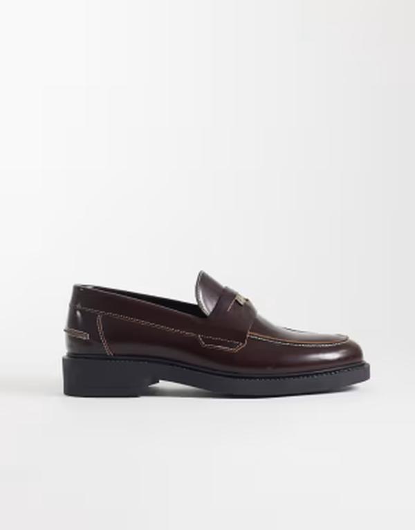 ノーク メンズ シューズ スリッポン・ローファー レザー NOAK Made In Portugal penny loafers with coin detail polido leather BROWN ブラウン 26,520円