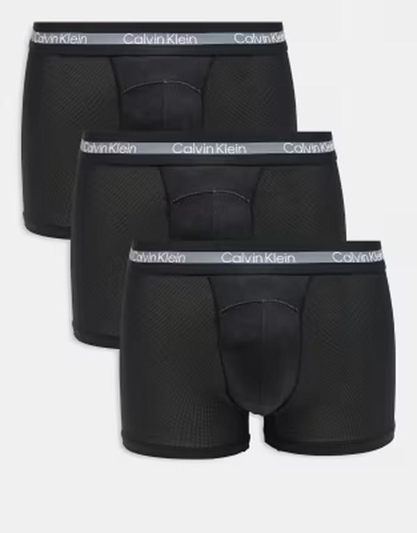 カルバンクライン メンズ アンダー御召しもの さる股引き Calvin Klein Icon Active 3 pack briefs Black/black/black 黒いこと