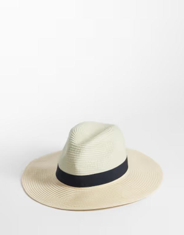 アクセサライズ レディース 添え物 かぶり笠 Accessorize chic band fedora インチ tan タン