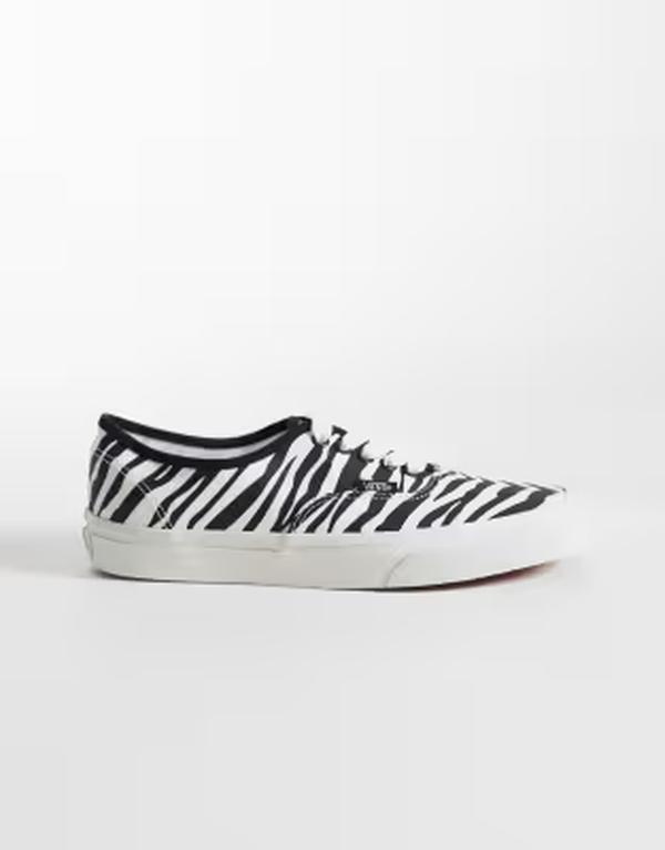 バンズ レディース シューズ スニーカー 刷り上げる Vans Authentic sneakers インチ zebra print Multi マルチ色合い