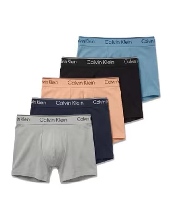 カルバンクライン メンズ アンダー御召しもの さる股引き ローライズ Calvin Klein Microfiber Stretch 5 pack low rise briefs/gray/peach Light Cast/Shoreline 黒いこと