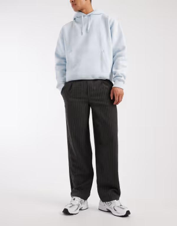 レディファインド レブル メンズ ボトムス カジュアルパンツ Redefined Rebeluke pantstripes Gray グレー｜ReVida 店