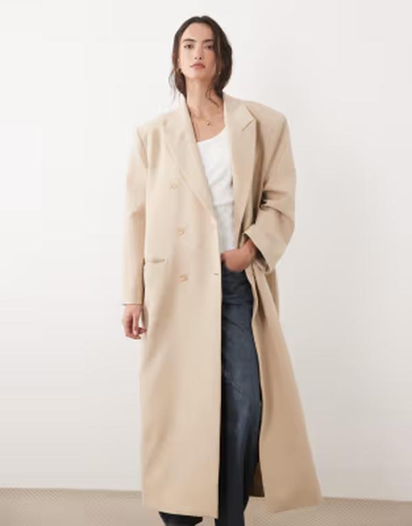 エイソス レディース アウター 上衣・上衣 スポーツジャケット マキシ ASOS DESIGN menswear inspired oversized maxi length blazer インチ camel 駱駝