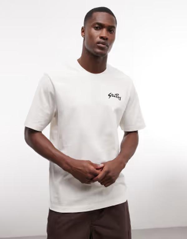 スタンレイ メンズ トップス Tシャツ ロゴ Stan Ray script logo short sleeve T-shirt WHITE ホワイト｜ReVida 店 15,036円