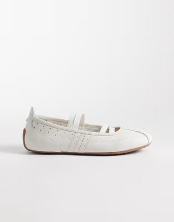 ブロンクス レディース シューズ パンプス Bronx zenday-a ballet flats off white 象牙色