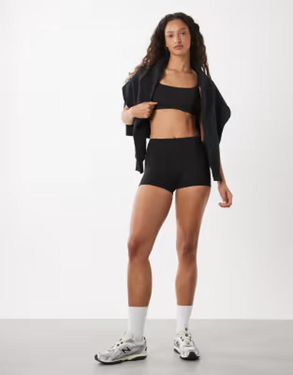 コットンオン レディース ボトムス ハーフパンツ・ショーツ ショートパンツ Cotton Active ultra soft micro shorts Black ブラック｜ReVida 店 10,786円