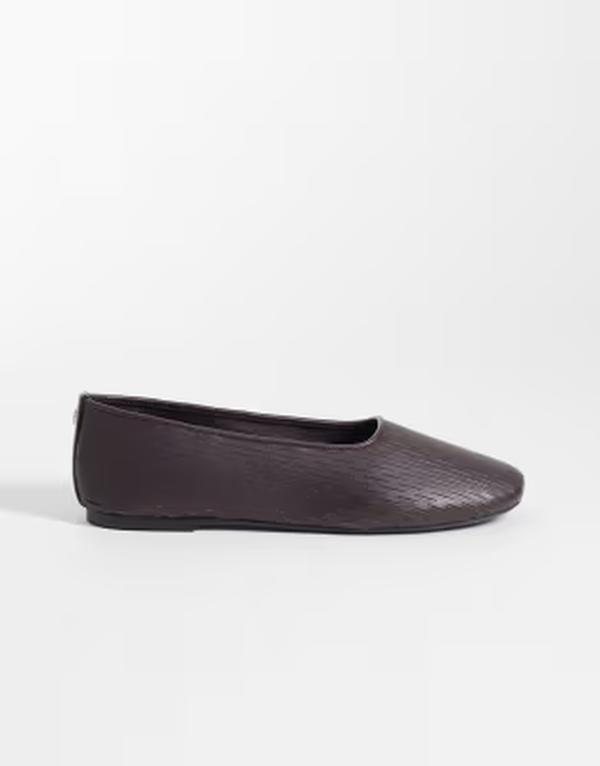 カルバンクライン レディース シューズ パンプス メッシュ Calvin Klein mesh ballerina pumps Bordeaux 黒いこと