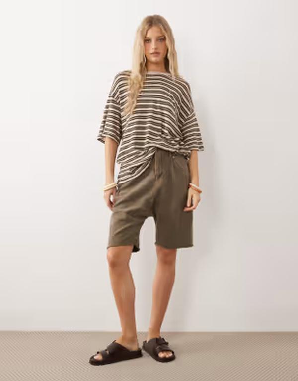 フリーピープル レディース トップス プルオーバー Free People allove stripe pocket-shirt インチ tea combo TEA COMBO 縞模様