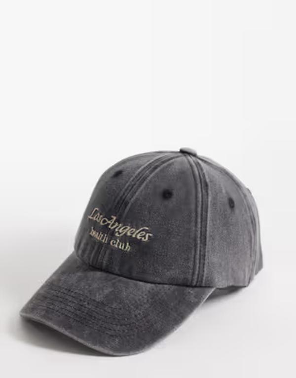 マイアクセサリーズ レディース サングラス・アイウェア 旗がしら My Accessories los angeles health cap インチ washed Black 黒いこと