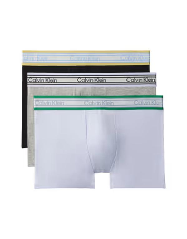 カルバンクライン メンズ アンダー御召しもの さる股引き 綿織物 Calvin Klein Icon Cotton Stretch 3 pack briefs/blue/gray Black/Heavenly Iris/ 黒いこと