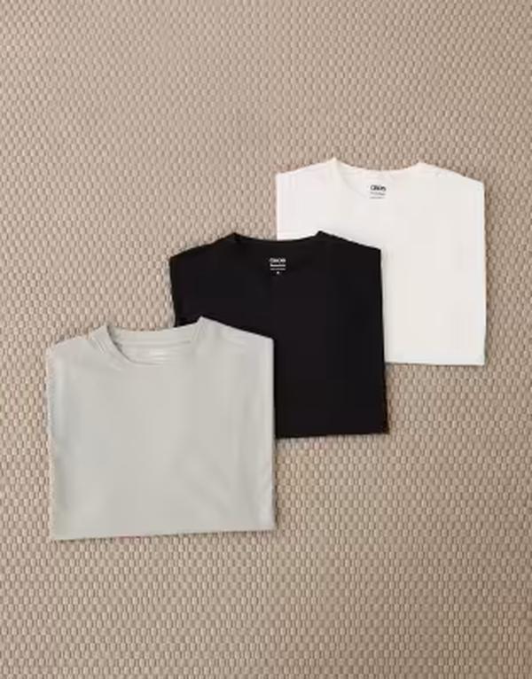 エイソス メンズ トップス ティーシャツ ASOS DESIGN Essentials 3-pack oversized T-shirts インチ multi Cream/black/green 皮膚軟化剤