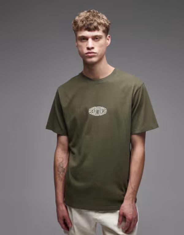 リズム メンズ トップス Tシャツ Rhythm breeze T-shirt Khaki カーキ|ReVida 店