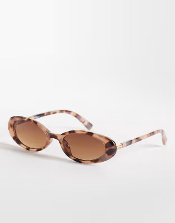 ジーパーズ ピーパーズ レディース 付属物 サングラス・アイウェア Jeepers Peepers oval sunglasses インチ lightort with pink lenses BROWN 赤銅色