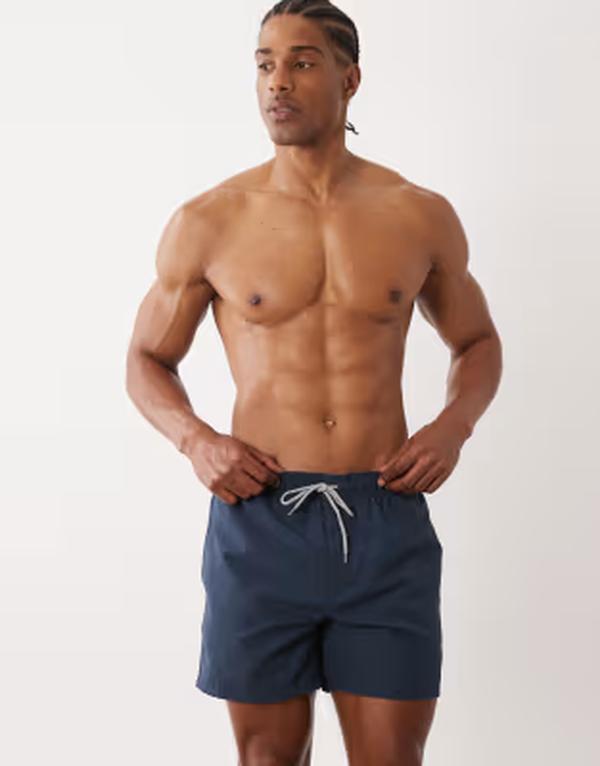 下唇長い巻き毛 メンズ 水泳着 二分の一ズボン下・さる股引き 遊撃手ズボン下 Ripcurl swim shorts NAVY 米国海軍