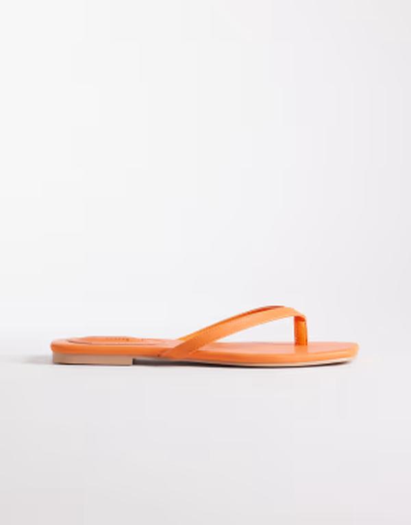 シミ レディース シューズ サンダル SIMMI Shoesimmi London Danny flip flops インチ orange オレンジ色