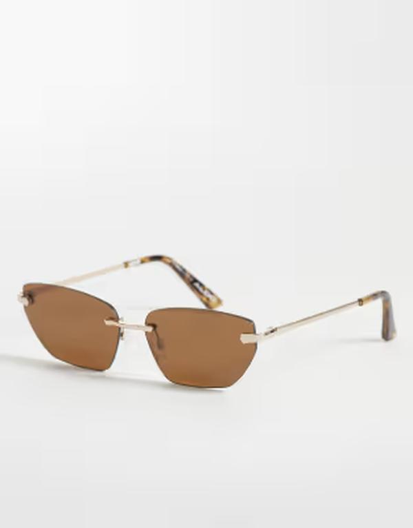 アルド レディース 付属物 サングラス・アイウェア ALDO Luhna rimlesslim sunglasses GOLD ゴールド