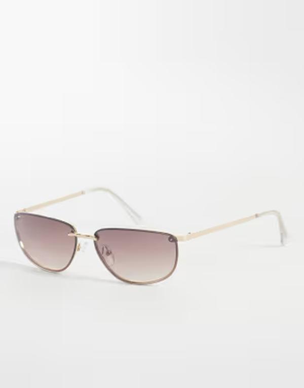 アルド レディース 添え物 サングラス・アイウェア ALDO Kathie rimlesslim sunglasses GOLD ゴールド