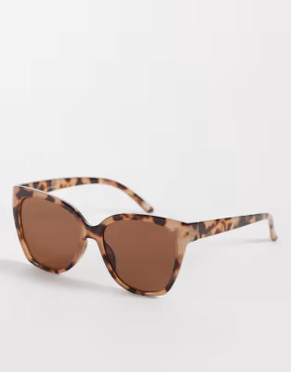 エイソス レディース 佩び物 サングラス・アイウェア ASOS DESIGN cat eye sunglasses インチ milky tort with brown lenses Tort 赤銅色