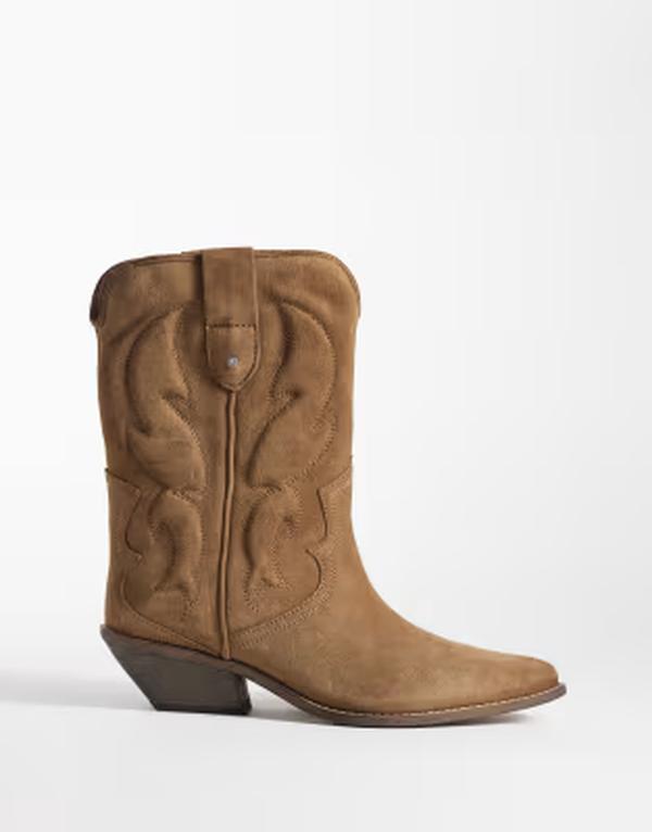 ブロンクス レディース シューズ ブーツ・レインブーツ スエードクロス アンクル Bronx Chel-sey western ankle boots インチ dark natural stone washed suede Dark natural 石ころ