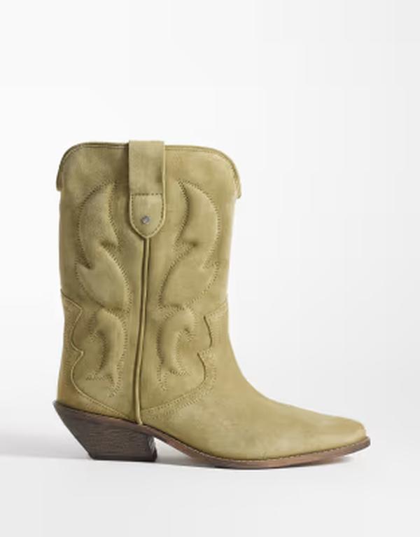ブロンクス レディース シューズ ブーツ・レインブーツ スエードクロス アンクル Bronx Chel-sey western ankle boots インチ olive stone washed suede Stone olive オリーブ